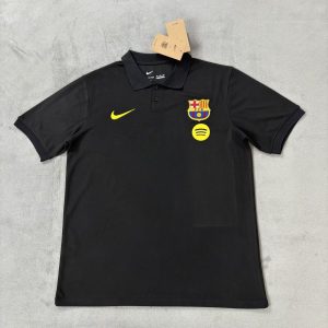 25/26 Barcelona Black Polo shirt 1:1 Thai Quality