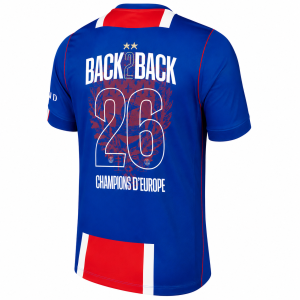 PSG 26-27 Home Stadium Shirt - Champions of Europe 2026 Print