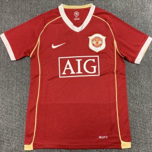 2006-07 Retro Manchester United Home Football Jersey 1:1 Thai Quality