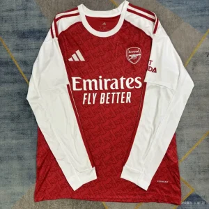 Arsenal Jersey 25/26 Home Long Sleeves Football Kit Soccer Jersey