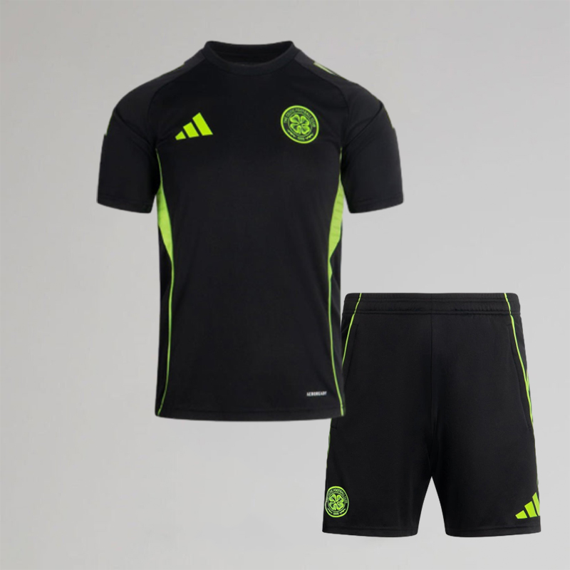 Celtic 2025/26 Black and Neon Green Training kit