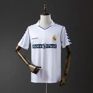 Retro Real Madrid 1989-90 Home Kit