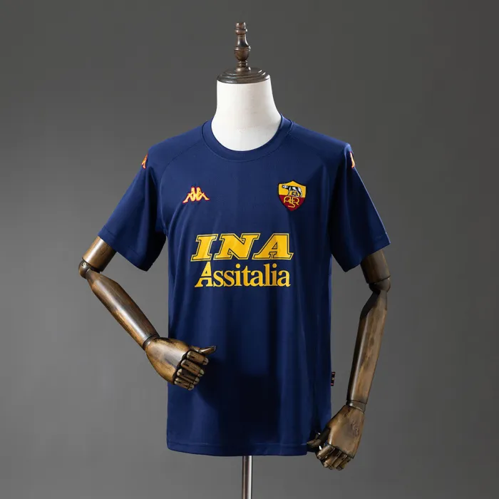2000-01 AS Roma Retro Third Kit