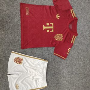Kids 2025 Bayern Munich 125th Anniversary Shirt 1:1 Thai quality