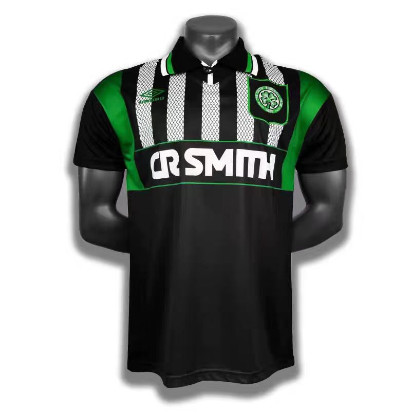 Retro 94-96 Celtic away black soccer jersey