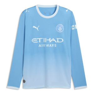 26/27 Manchester City Home Long Sleeve Kit