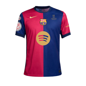 2025 Barcelona "King's Cup" Final Home Football Shirt