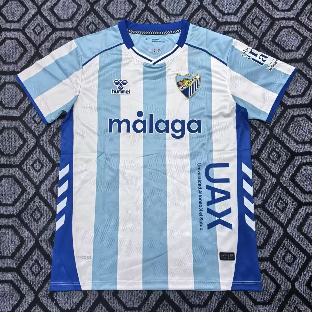 25/26 Malaga Home Football Shirt 1:1 Thai Quality