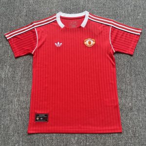 25/26 Man Utd Retro Red Jersey 1:1 Thai Quality