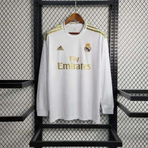 Retro Real Madrid 2019-20 Home Long Sleeves