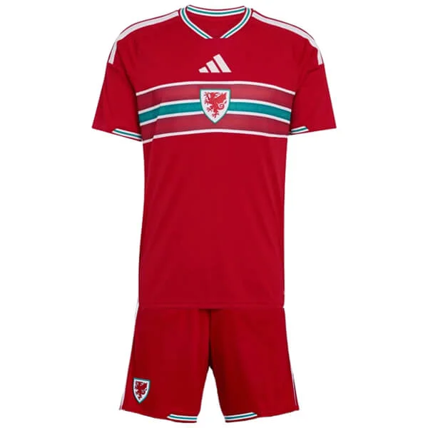 Kids Wales 2026 World Cup Home Jersey